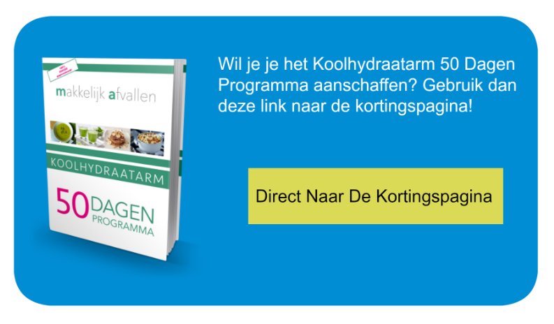 CTA Koolhydraatarm 50 dagen programma