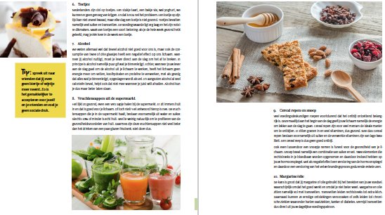 bladzijde recepten afslankplan