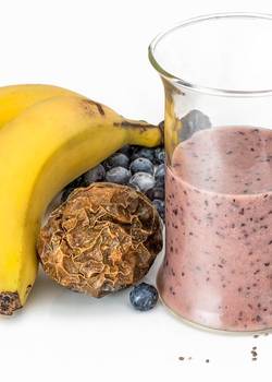 Een smoothie met banaan