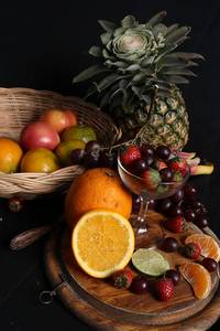 Verschillende soorten fruit op een tafel