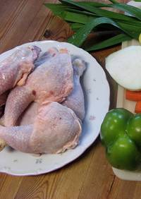 Een bord met kippenpoten voor koolhydraatarme kippensoep